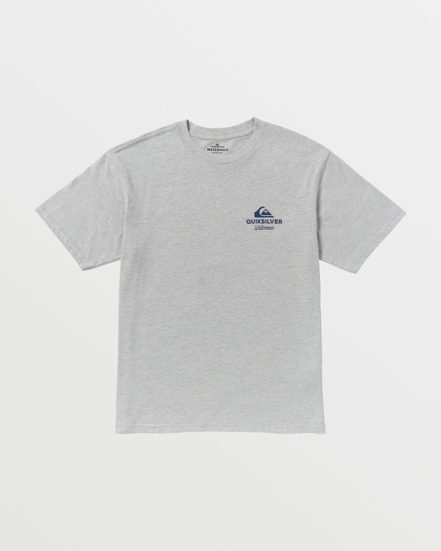 Quik Silver Waterman Mobile Local T-Shirt - Athletic Heather