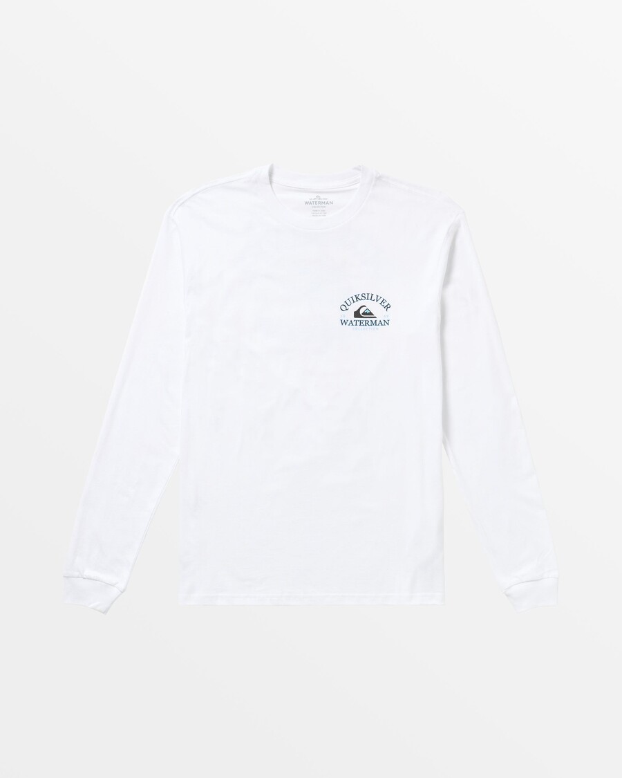 Quiksilver Waterman Blue Dreams μακρυμάνικο μπλουζάκι - λευκό
