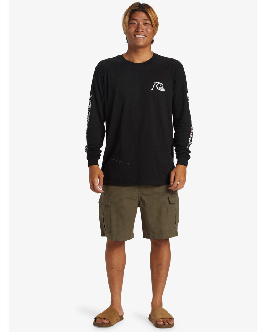 Quik Silver Original Boardshort Co Tričko - čierne