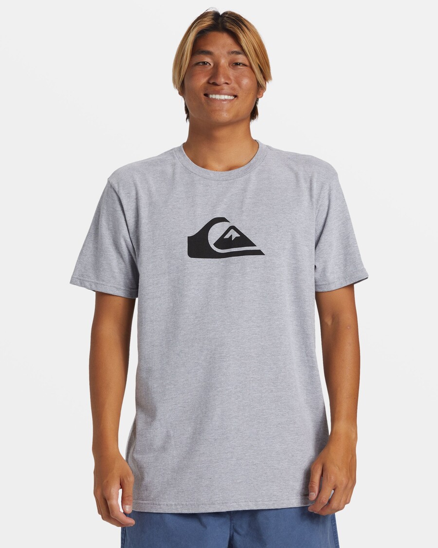 Kaos Logo Quiksilver Comp - Atletik Heather