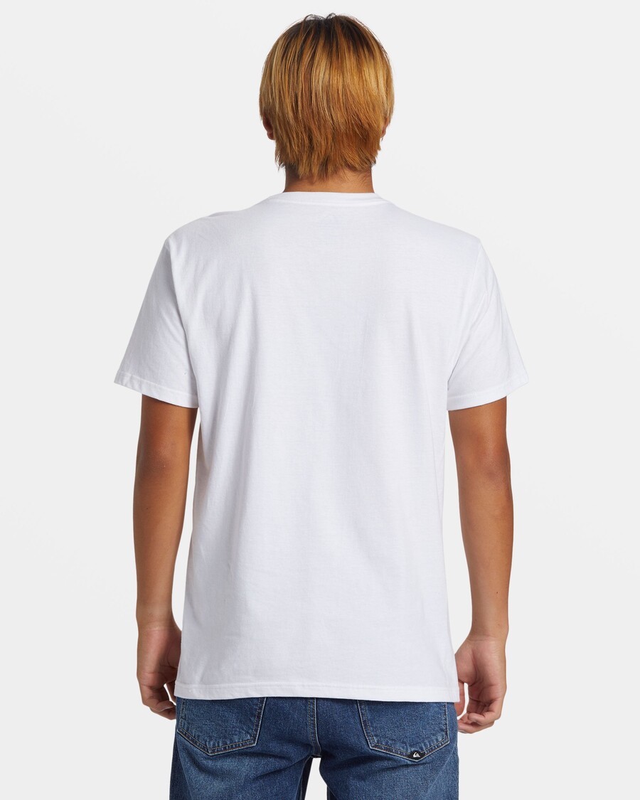 Quiksilver Comp -logollinen T-paita - Valkoinen