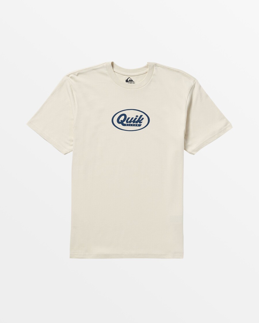 Quicksilver Speed Script T-shirt - ασημί σημύδα