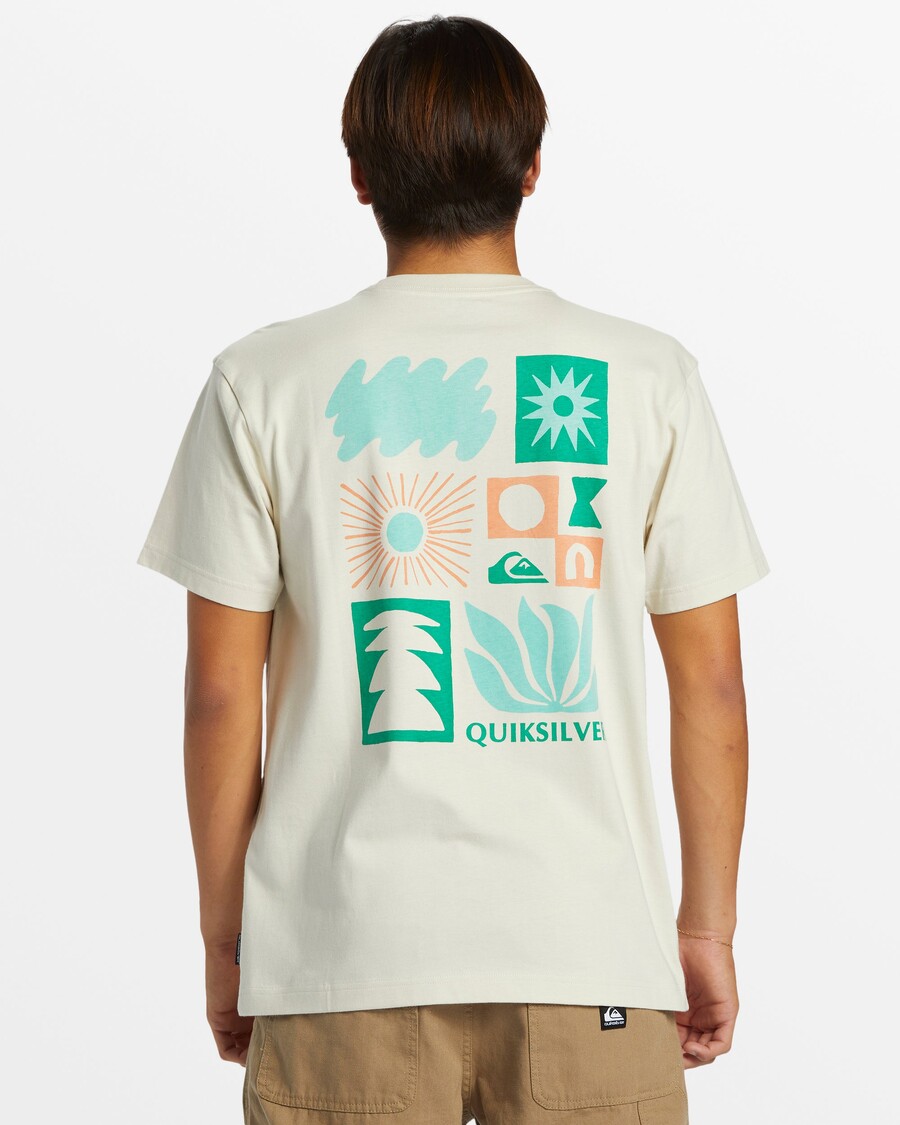 Tričko Quik Stříbrné Přírodní Formy -