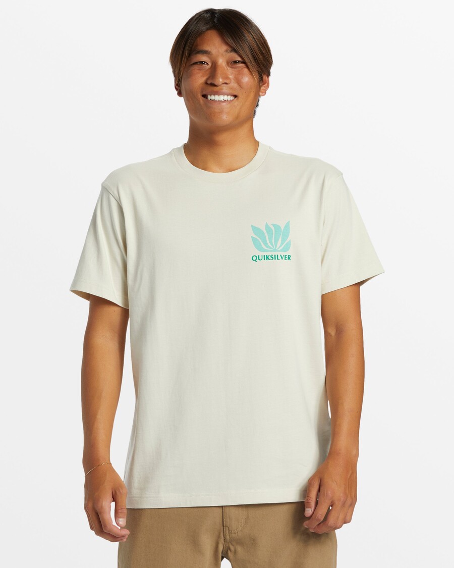 μπλουζάκι Quik ασημί φυσικές φόρμες -