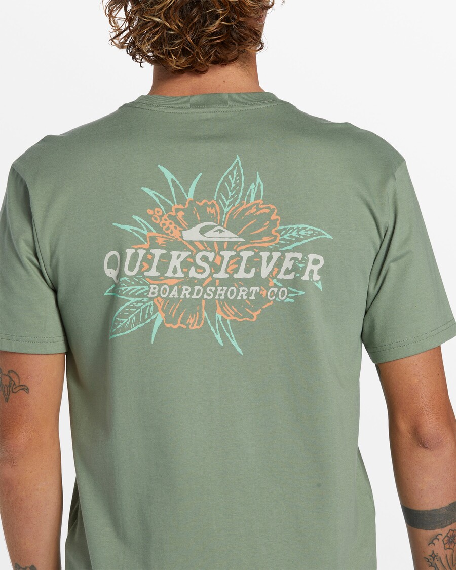 Quik ασημί μπλουζάκι ιβίσκου -