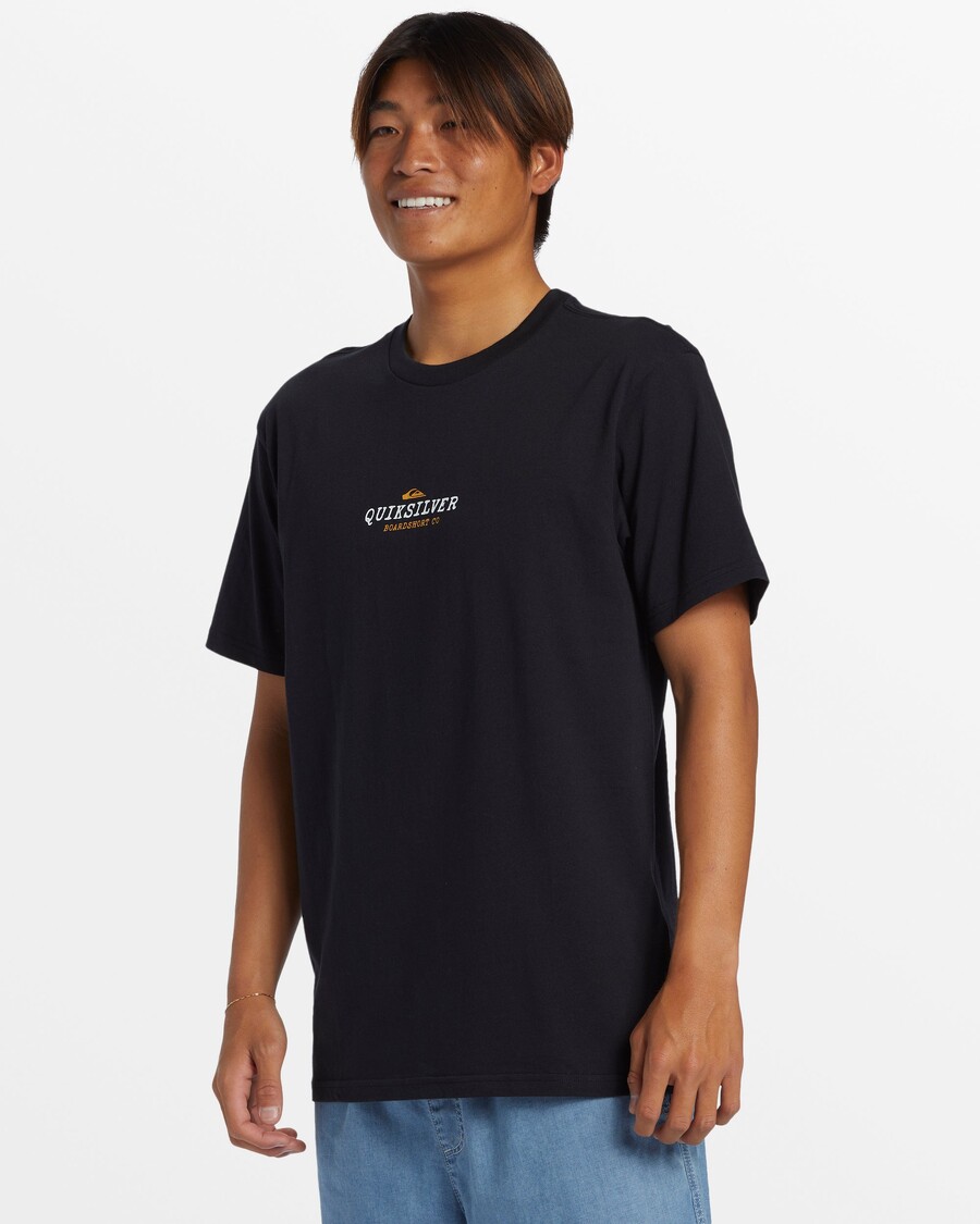 Quik Srebrna Koszulka Z Hibiskusem -