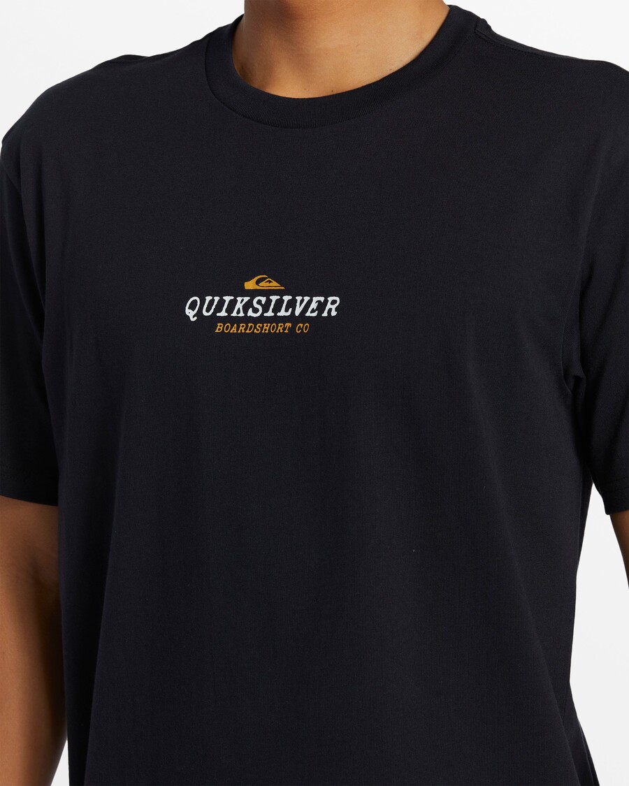 Quik Srebrna Koszulka Z Hibiskusem -