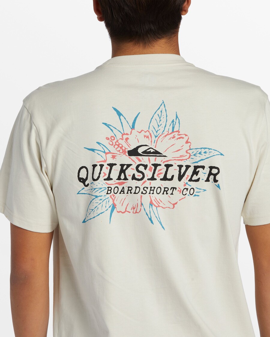 كويك تي شيرت الكركديه الفضي -