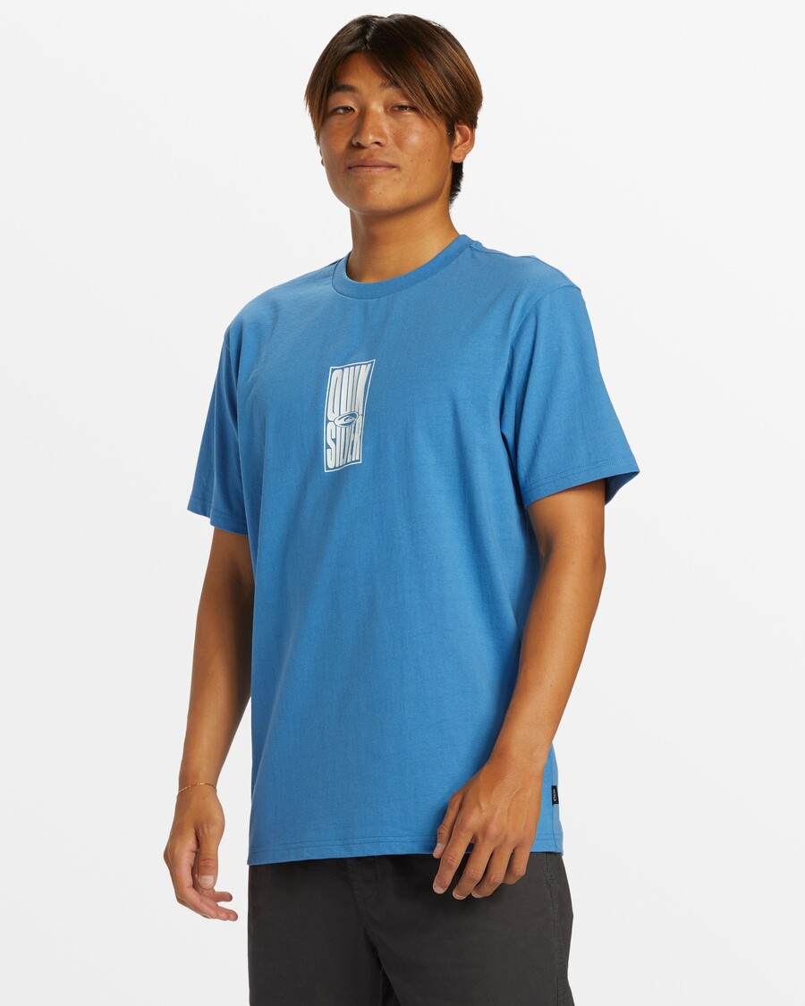 μεγάλο μπλουζάκι Quik ασημί ψηλή στοίβα -