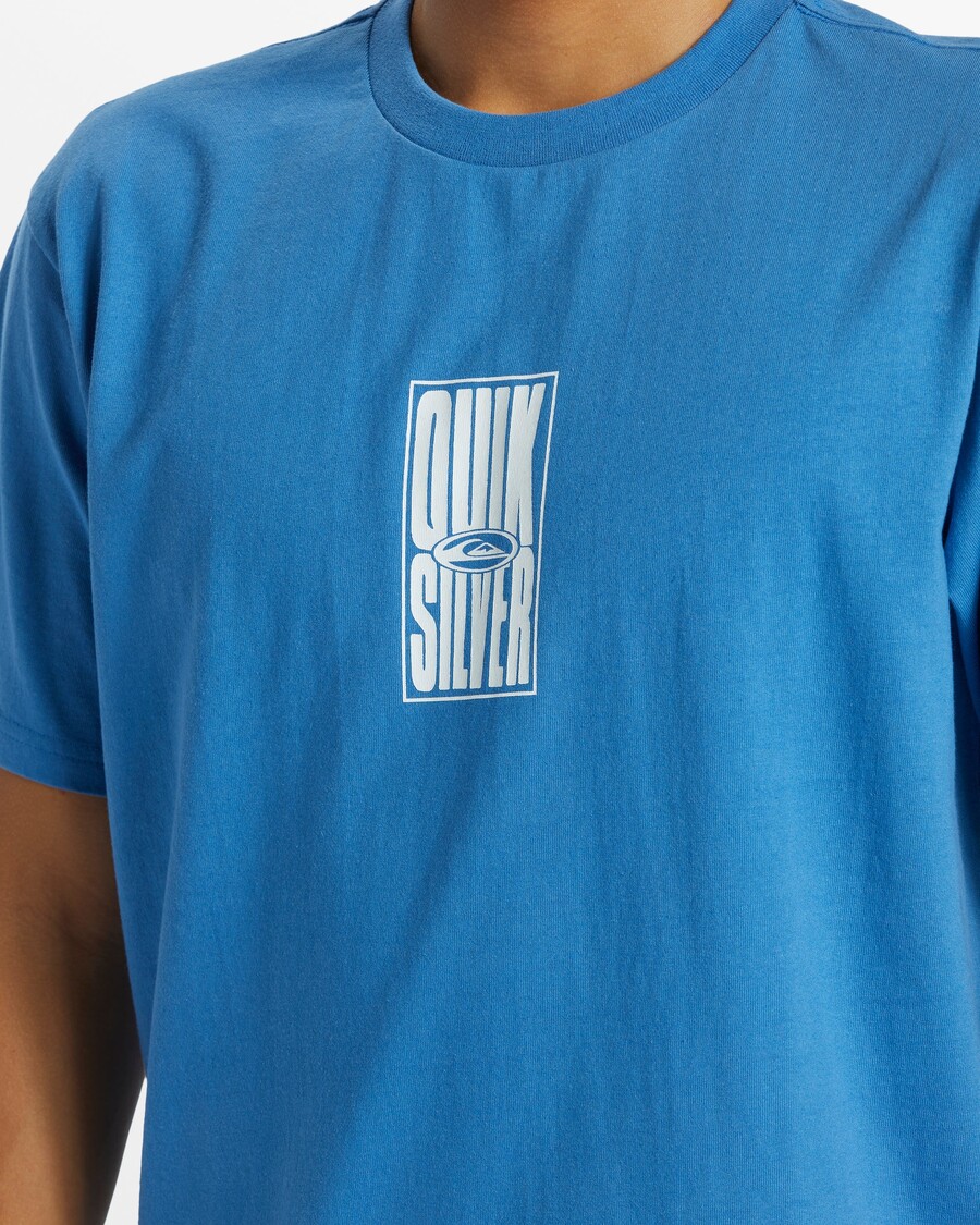 μεγάλο μπλουζάκι Quik ασημί ψηλή στοίβα -