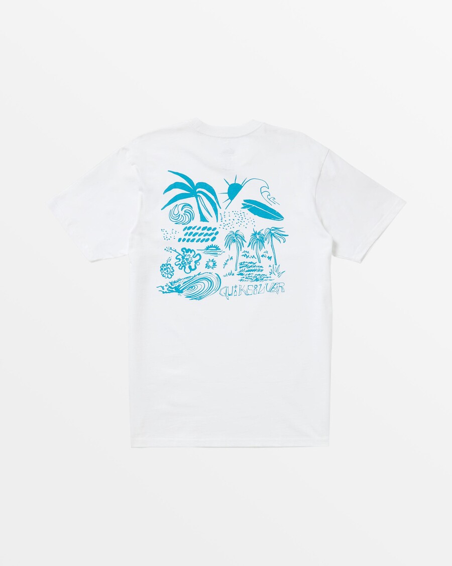 Quik Silver Slow Flow T-Shirt - White
