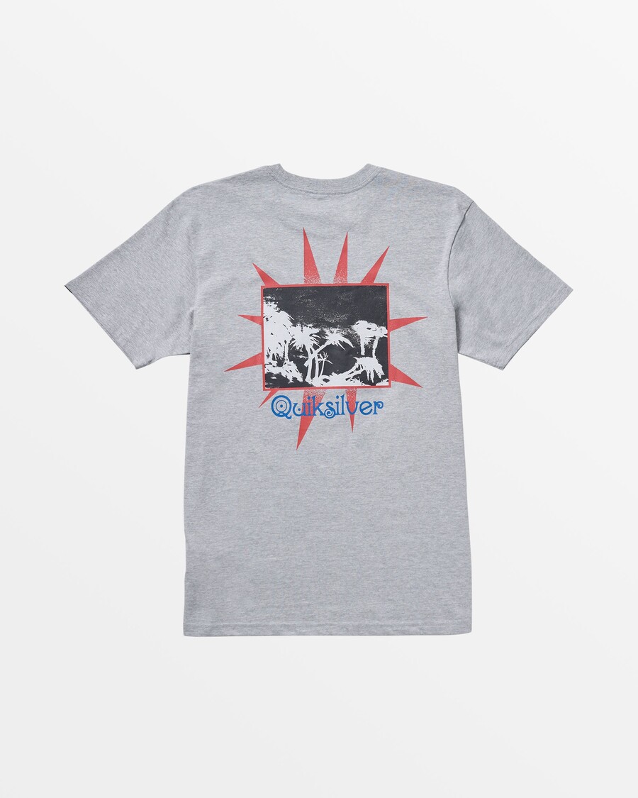 T-shirt Quik ασημί γκρι ημερών - αθλητικό ρείκι