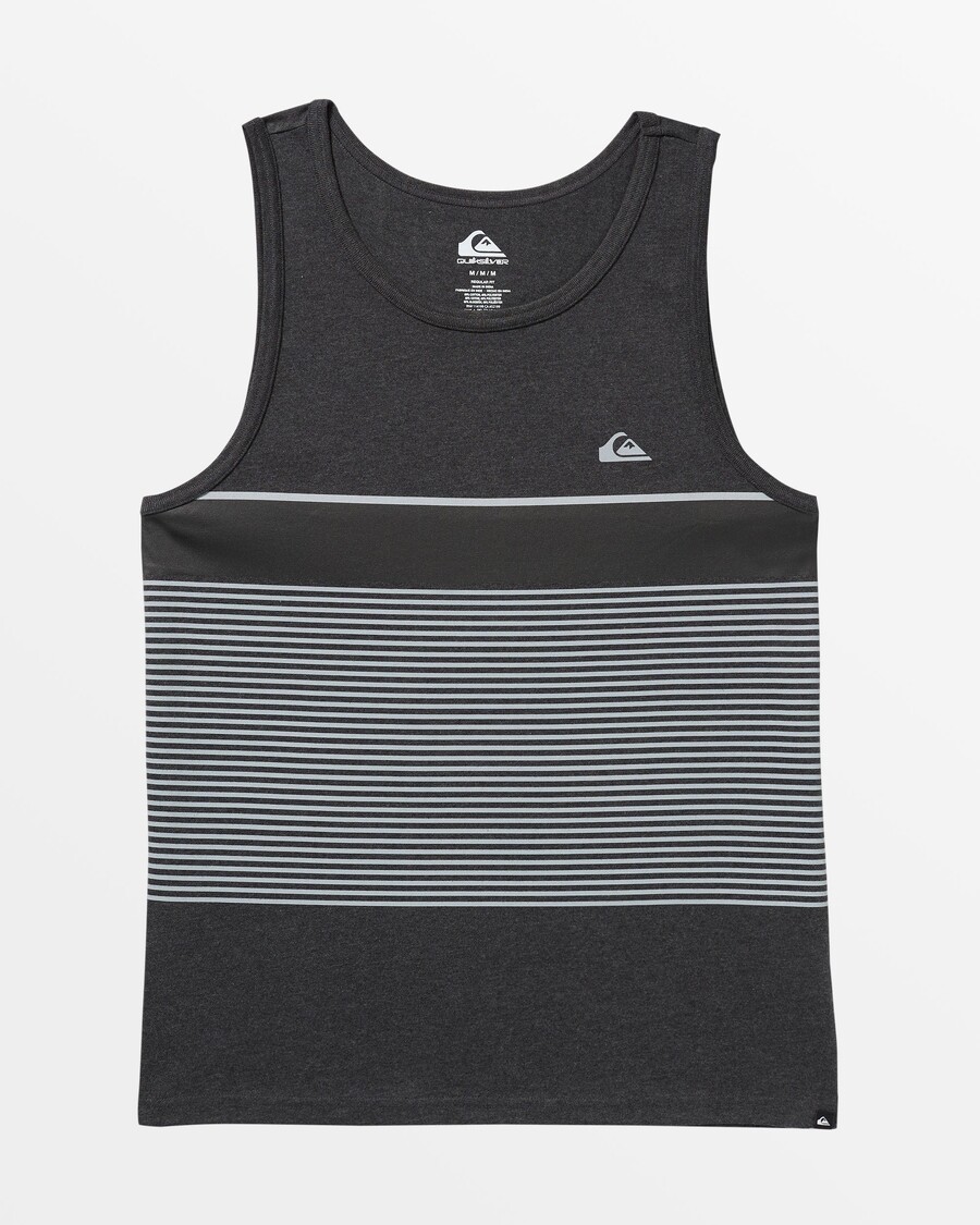 Tangki Quiksilver Tijuana Stripe - Arang Heather