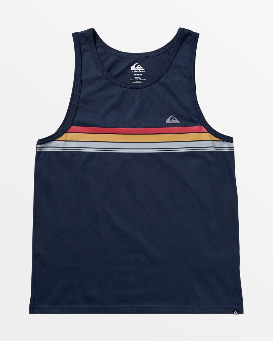 Quiksilver Daily Stripe Tank - Dark Navy