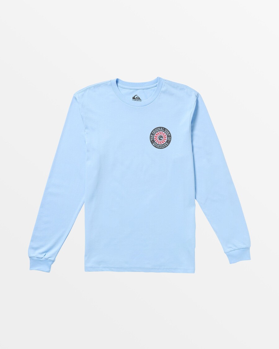 Quik Silver Bloom Cycle Tričko S Dlouhým Rukávem - Modrý Zvoneček