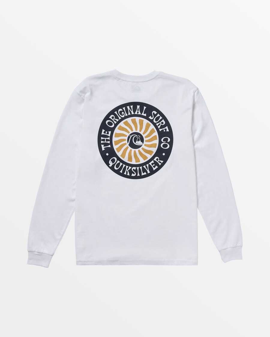 Quik Silver Bloom Cycle Long Sleeve T-Shirt - White