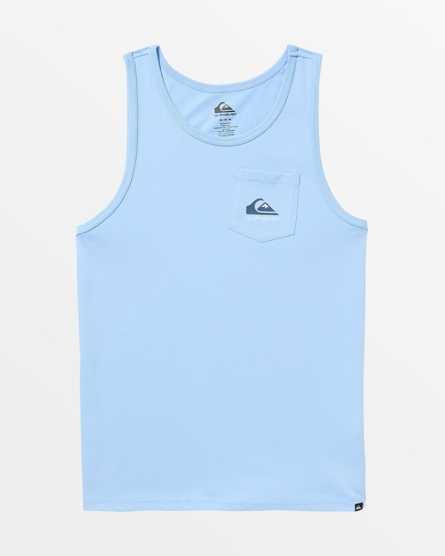 Camiseta Sin Mangas Quiksilver Omni Pocket - Blue Bell