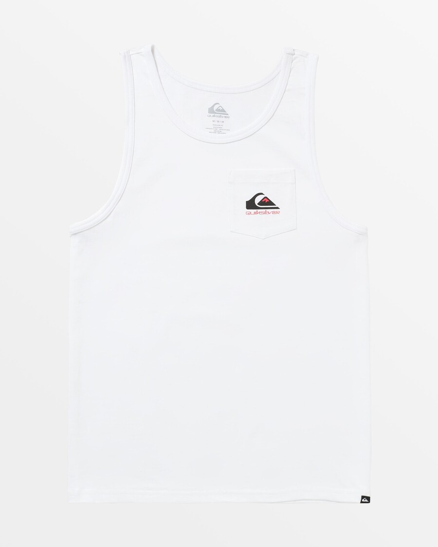 Quiksilver Omni Pocket Tank - λευκό