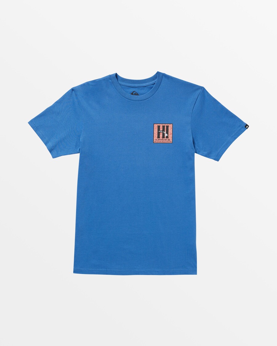 T-shirt Quiksilver Hawaii Tapa Box - αστέρι ζαφείρι