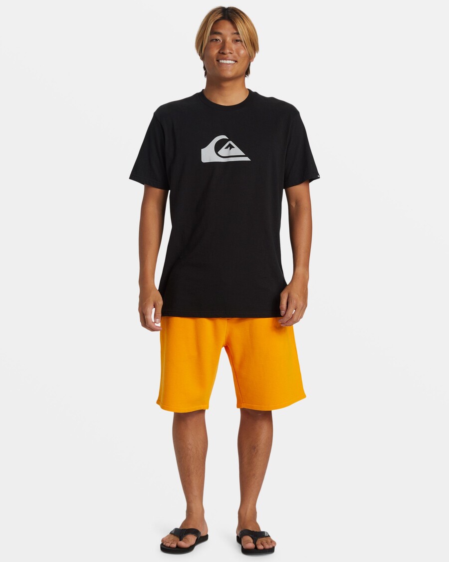 تي شيرت بشعار شركة Quiksilver - أسود