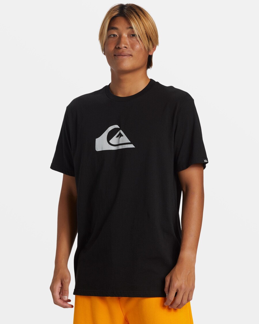 تي شيرت بشعار شركة Quiksilver - أسود