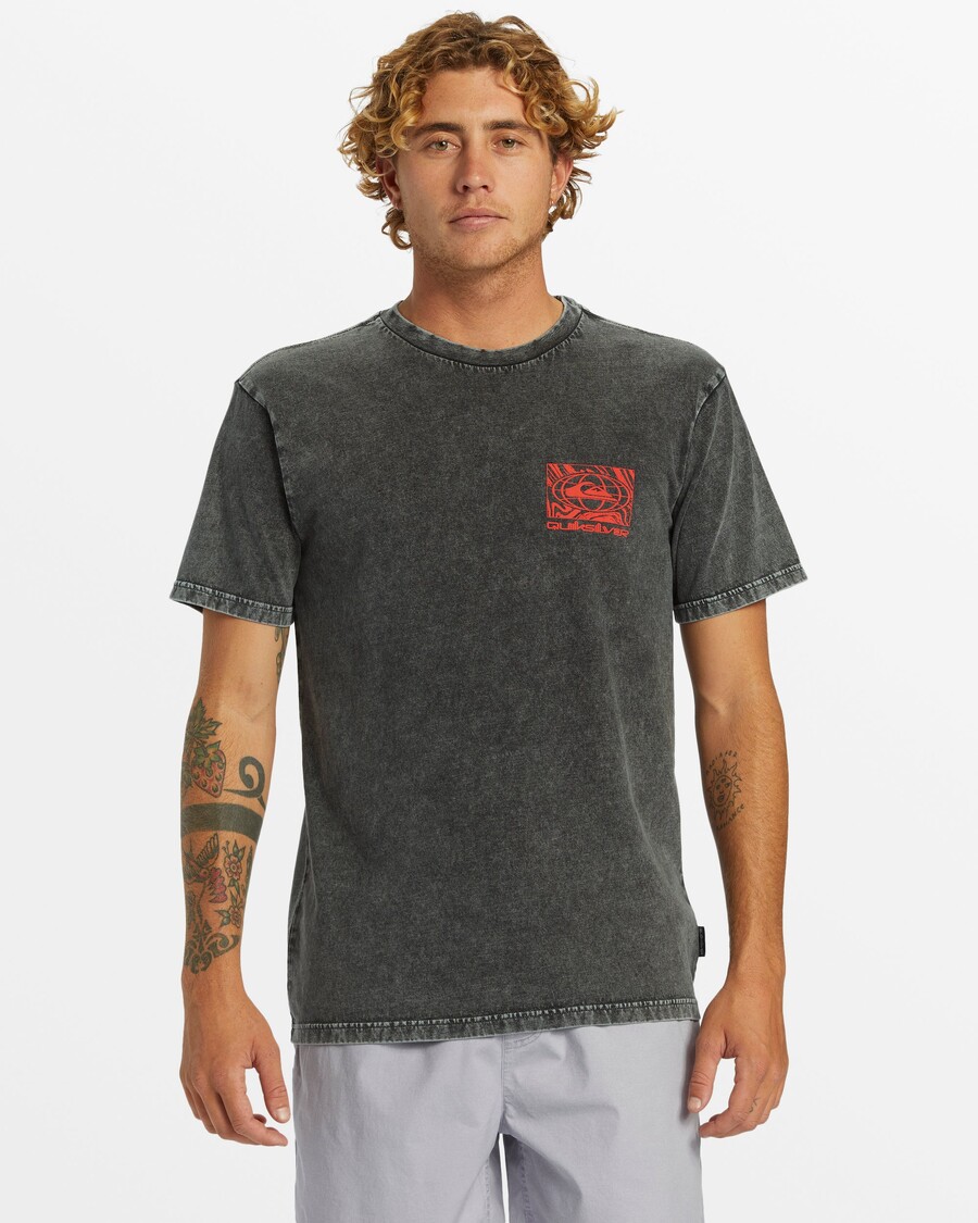 Quik Stříbrné Tričko S Technickými Obtížemi -