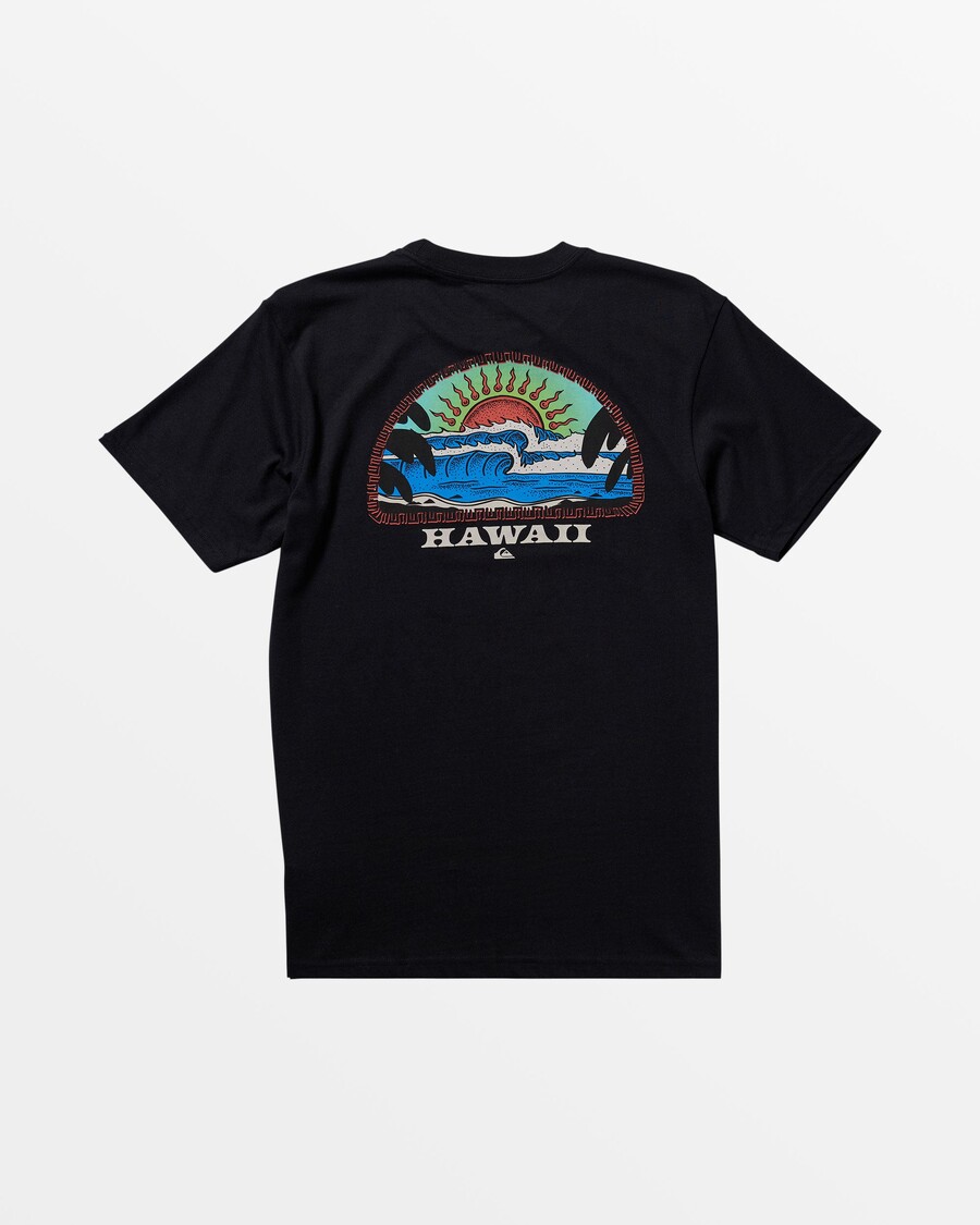 Quik Silver Hawaii Blazing Sun T-Shirt - Black