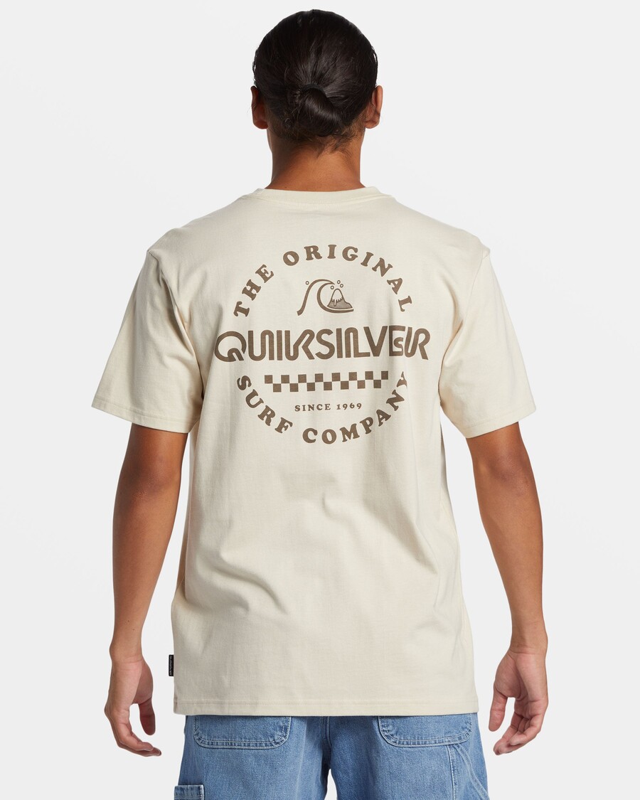 T-shirt Quiksilver Omni - ομίχλη