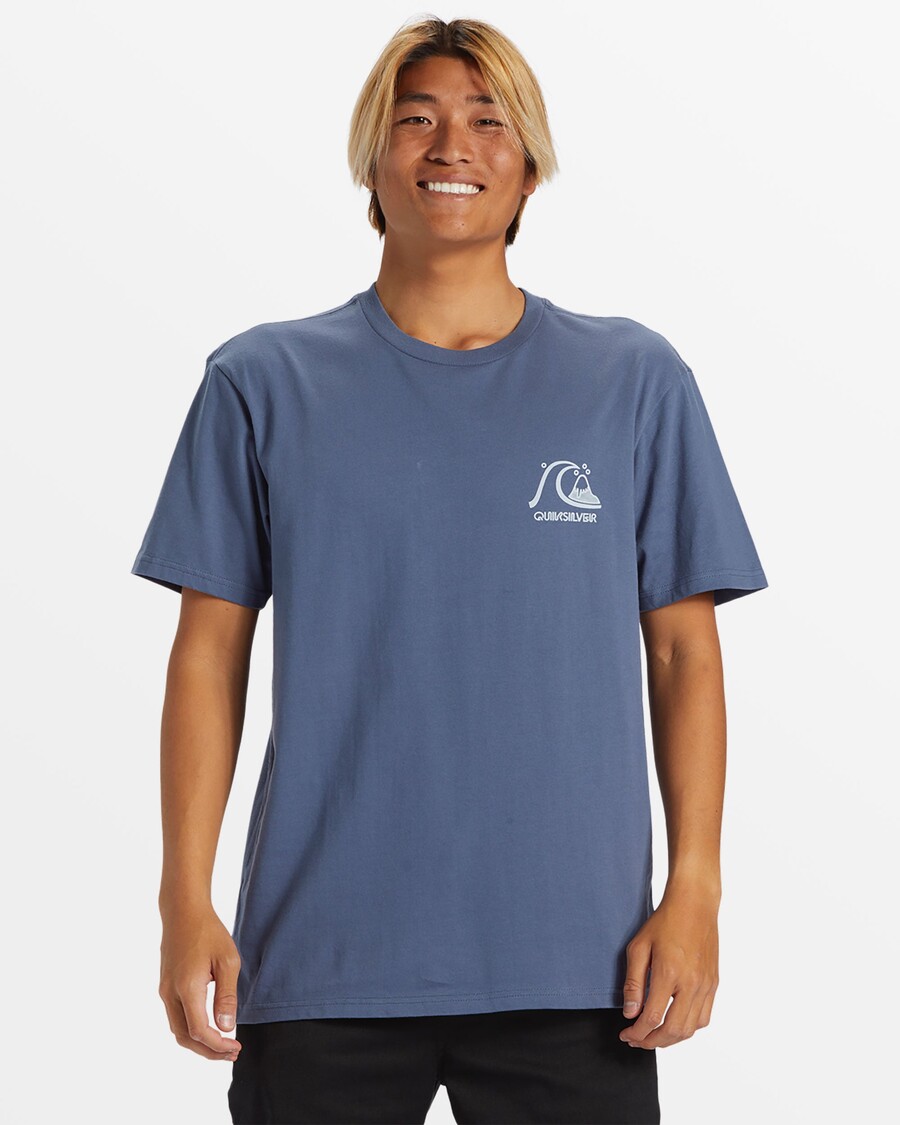 Quiksilver Omni Tričko - Vintage Indigo