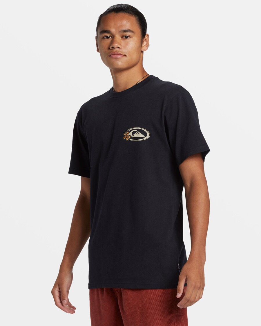 Camiseta Quik Guardião Celestial Prateada - Preta