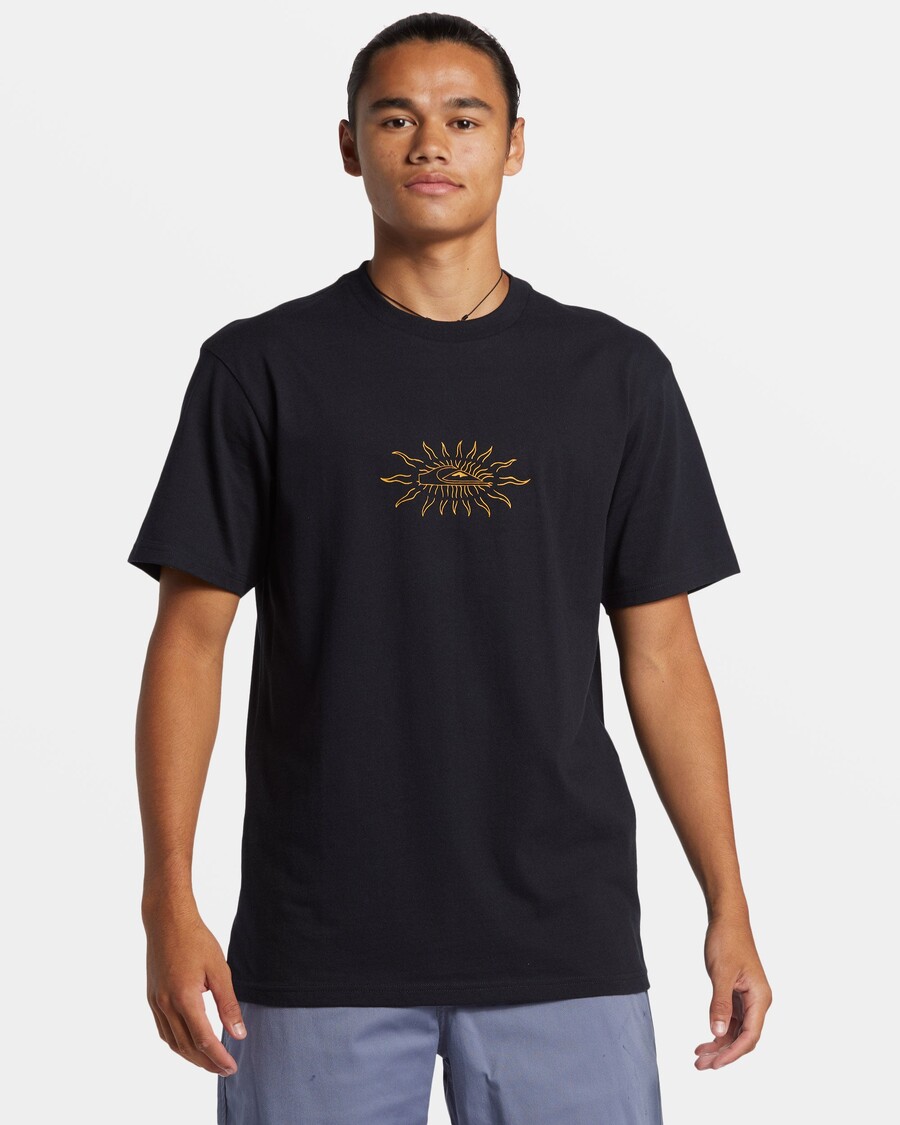 Quiksilver Sun Flare T-shirt - μαύρο