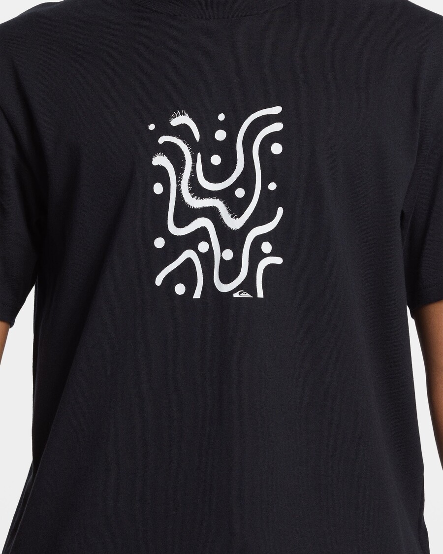 мајица живосребрне китове ајкуле - црна