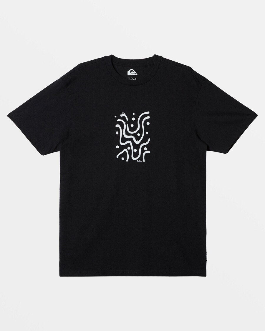 мајица живосребрне китове ајкуле - црна