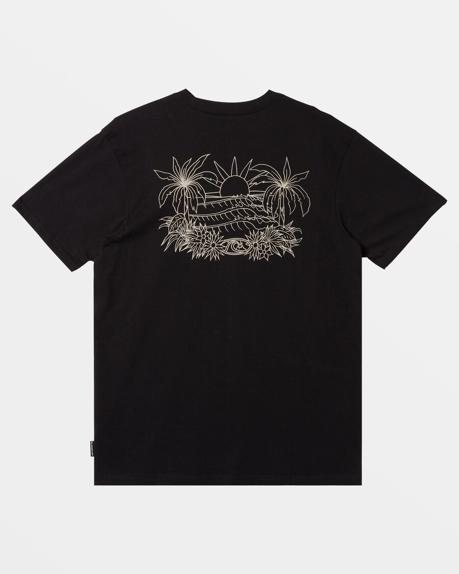 Quik Stříbrné Tričko Right Point - černé