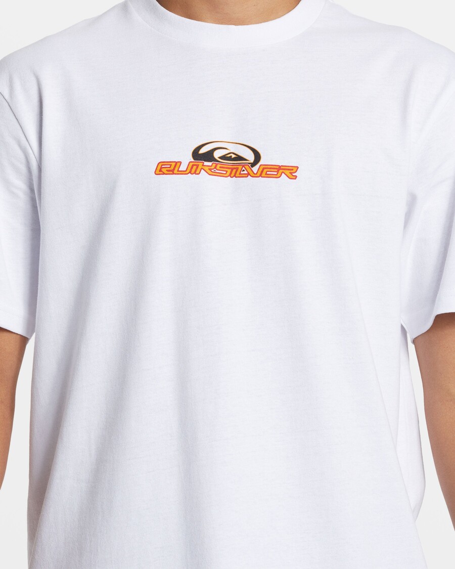 Quik Silver Luck Dragon Marškinėliai - Balti