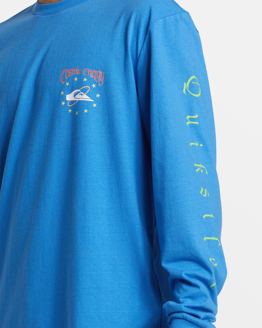Quik Silver Cosmic Long Sleeve T-Shirt - Nebulas Blue