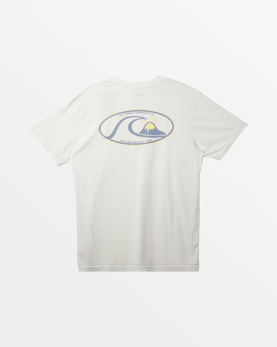 Quik Silver Bubble Oval T-Shirt - Gardenia