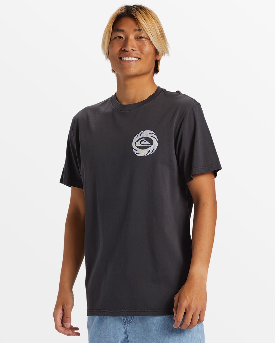 Camiseta Quiksilver Solar Flame - Asfalto