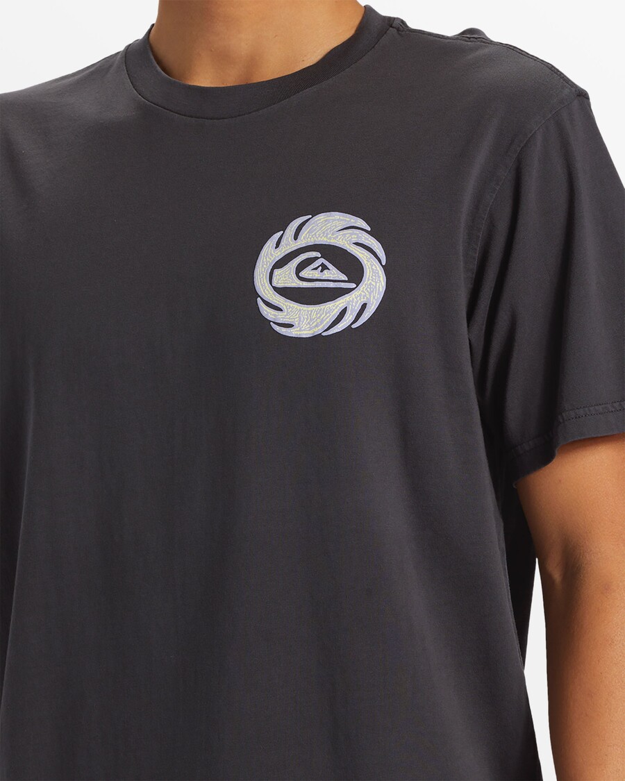Camiseta Quiksilver Solar Flame - Asfalto
