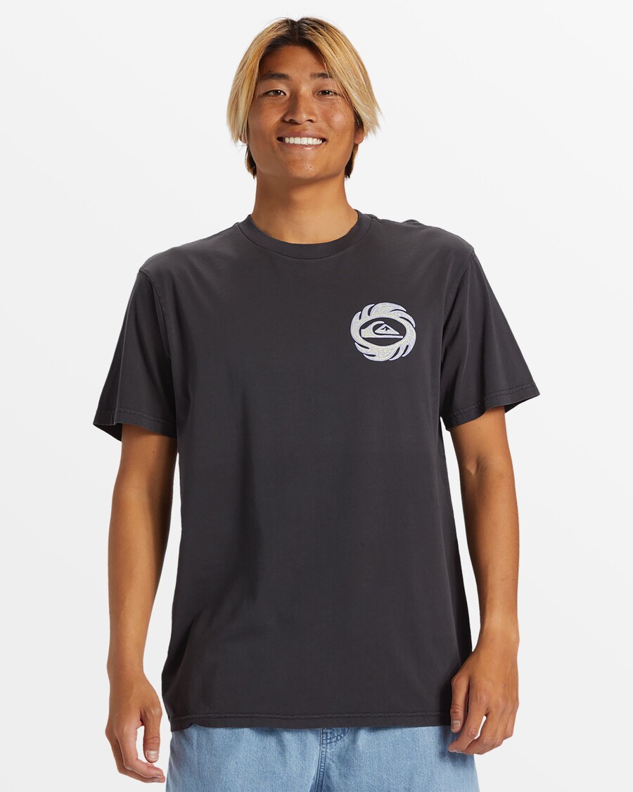 Quiksilver Solar Flame T-shirt - άσφαλτος