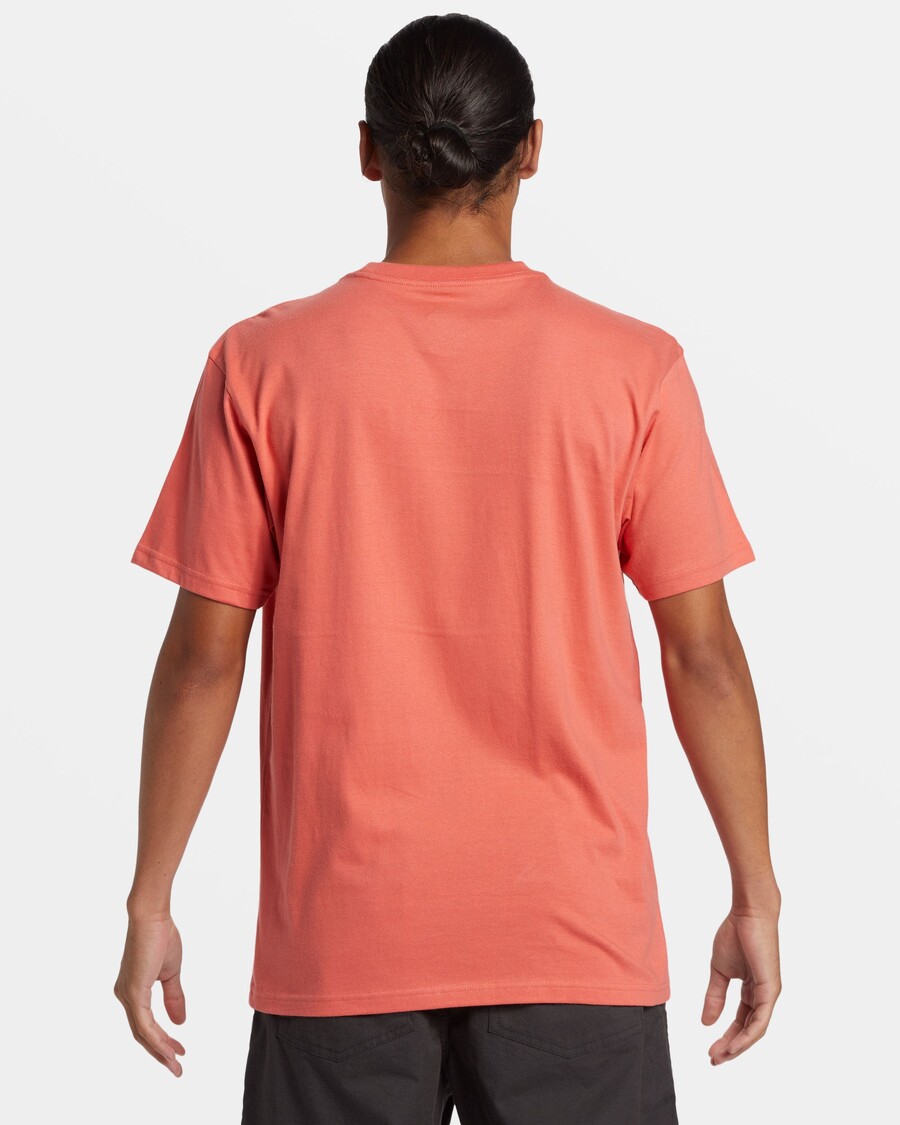 Quik Silver Comp Logo T-Shirt - Spiced Coral