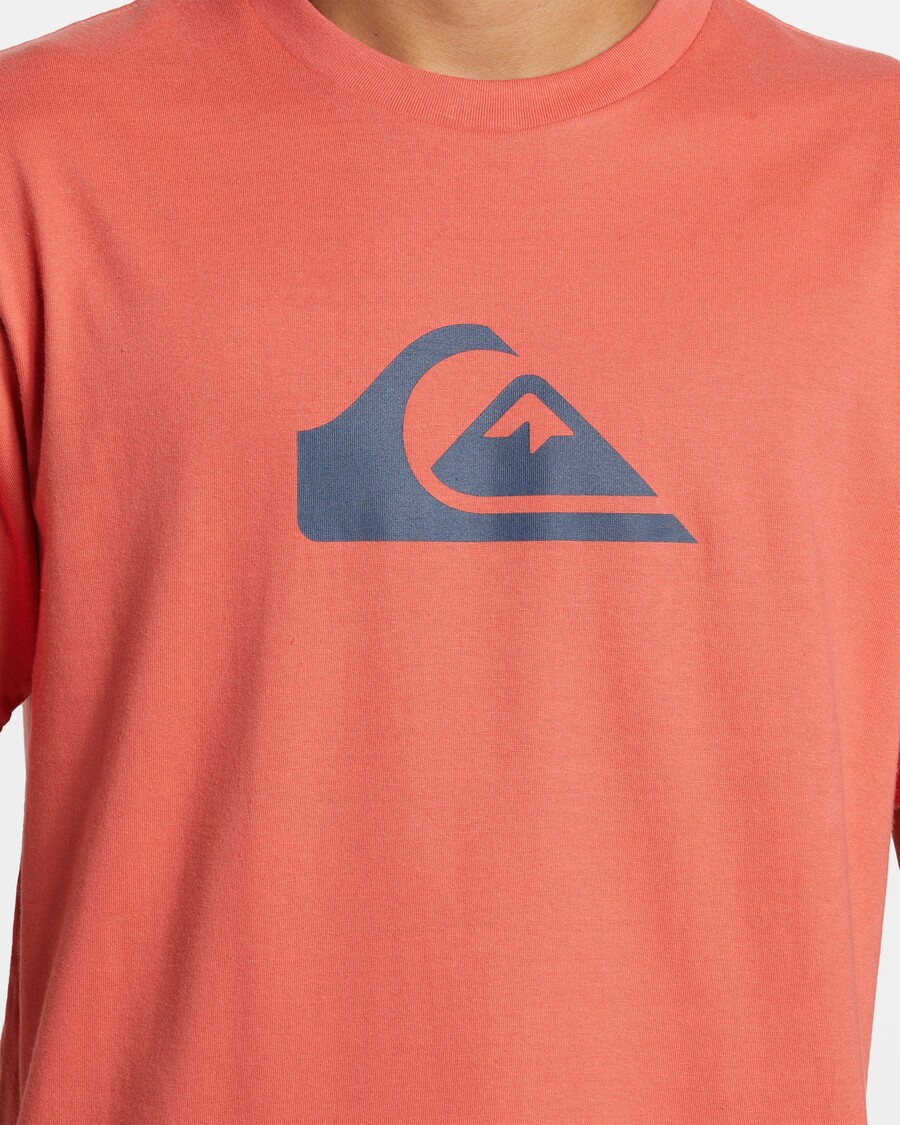 Quik Silver Comp Logo T-Shirt - Spiced Coral