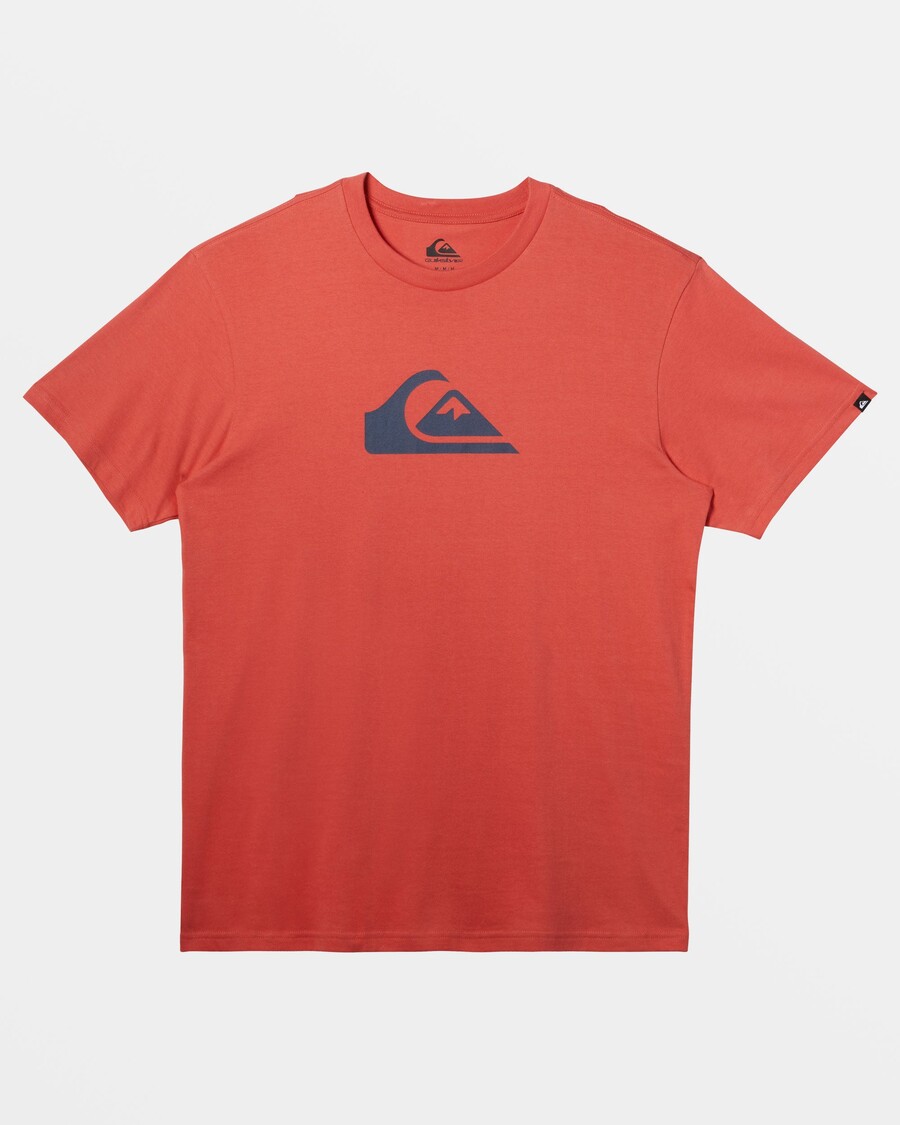 Quik Silver Comp Logo T-Shirt - Spiced Coral