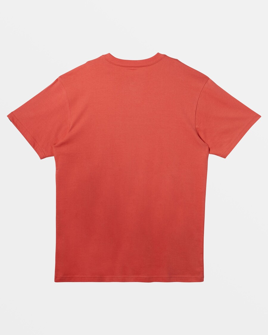 Quik Silver Comp Logo T-Shirt - Spiced Coral