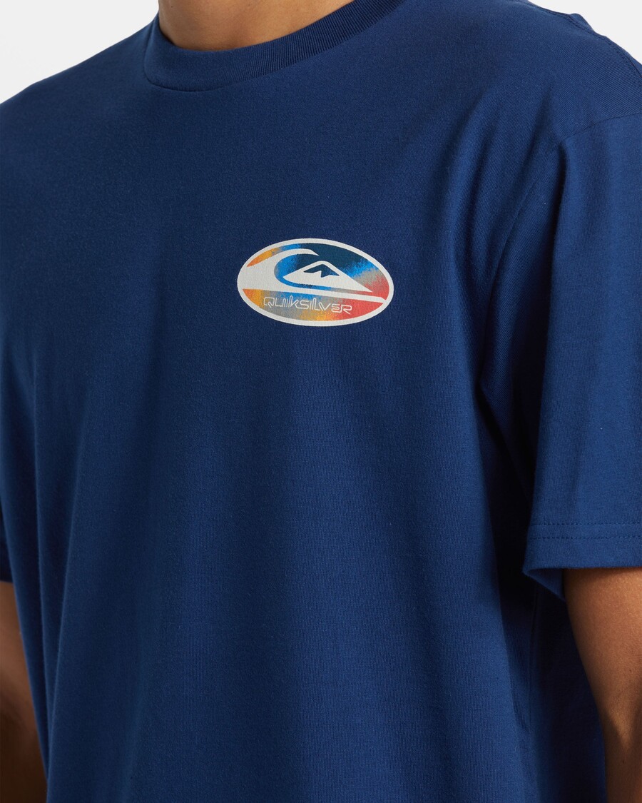 Quik Silver Retro Link T-Shirt - Estate Blue