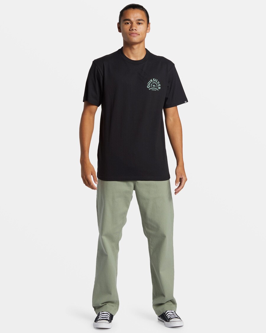 μπλουζάκι Quik ασημί On Target - μαύρο