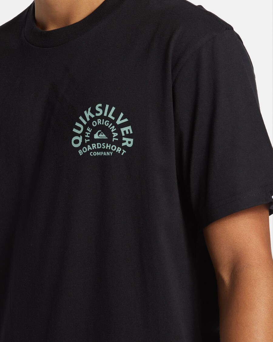 μπλουζάκι Quik ασημί On Target - μαύρο