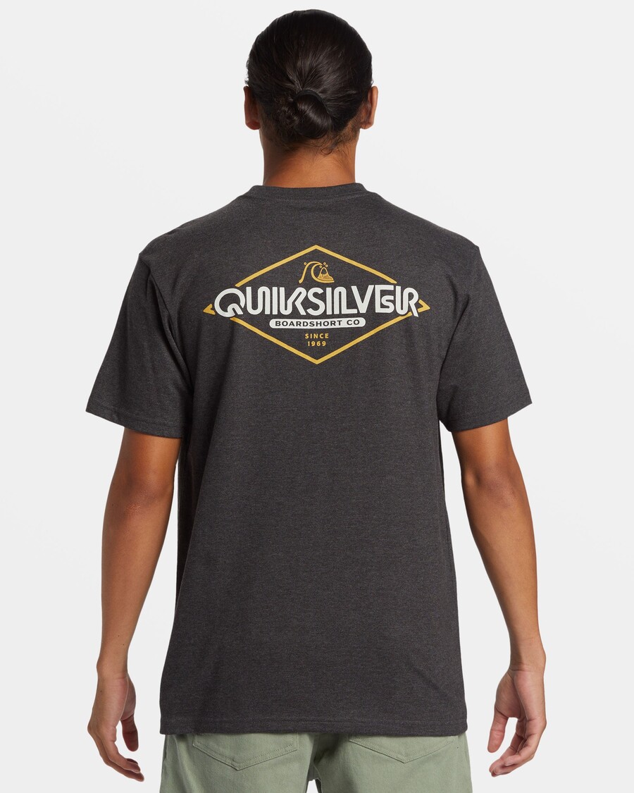 Quiksilver Omni Sign Tričko - Uhelný Vřes