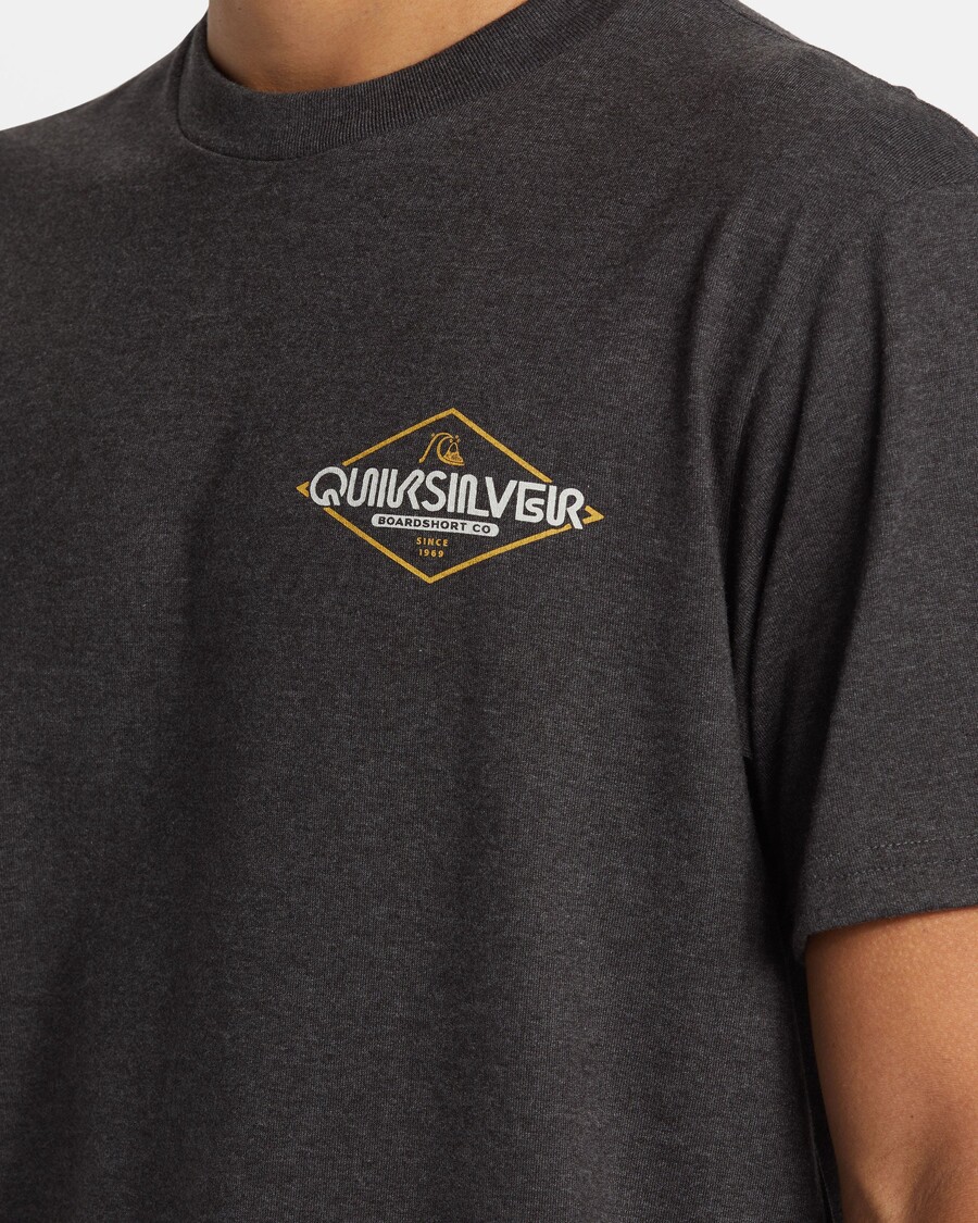 Quiksilver Omni Sign Tričko - Uhelný Vřes