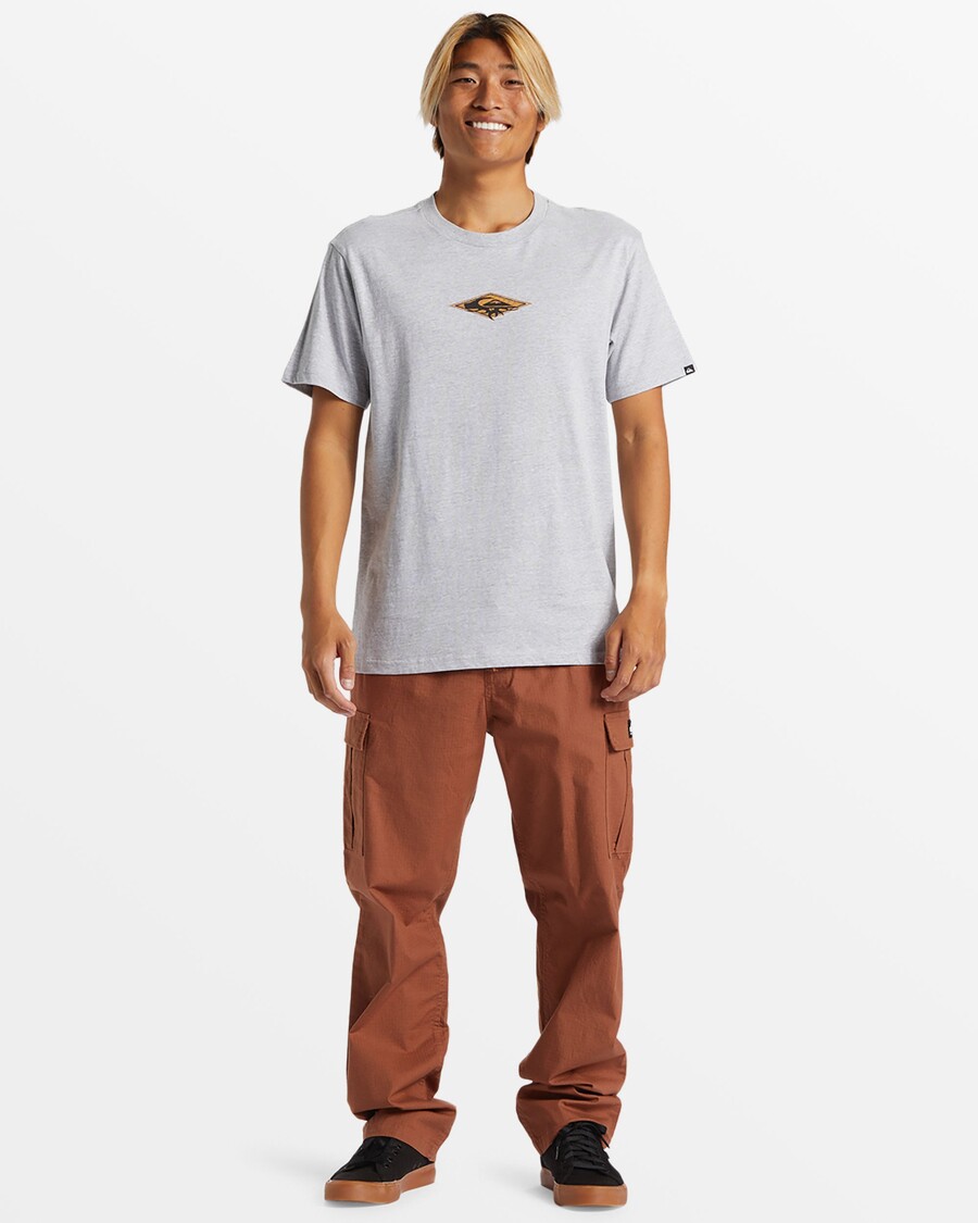 Quik Silver Jungle Thorn T-Shirt - Athletic Heather